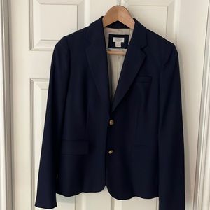 J.Crew navy school boy blazer